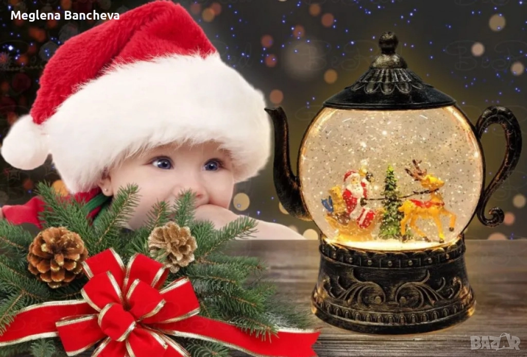 Коледен вълшебен чайник, снимка 1
