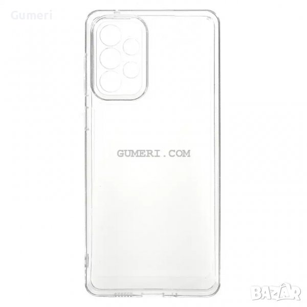 Samsung Galaxy A73 5G Силиконов Гръб Със Защита За Камерата - Прозрачен, снимка 1