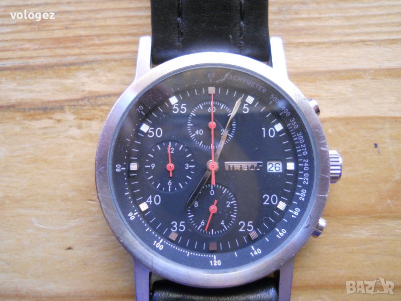 часовник хронограф "Pirelli" - Италия, снимка 1