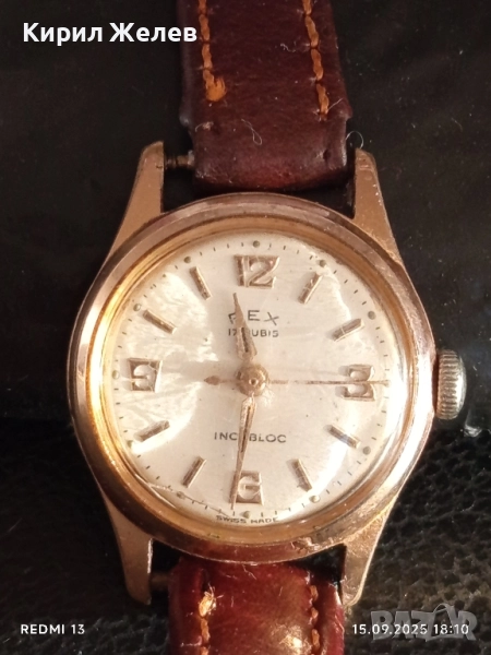 Рядък механичен часовник REX SWISS MADE работи за КОЛЕКЦИЯ 51242, снимка 1