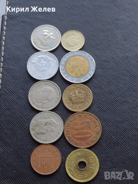 Лот монети от цял свят 10 броя ЮГОСЛАВИЯ,ФРГ, ИТАЛИЯ ЗА КОЛЕКЦИЯ ДЕКОРАЦИЯ 30540, снимка 1