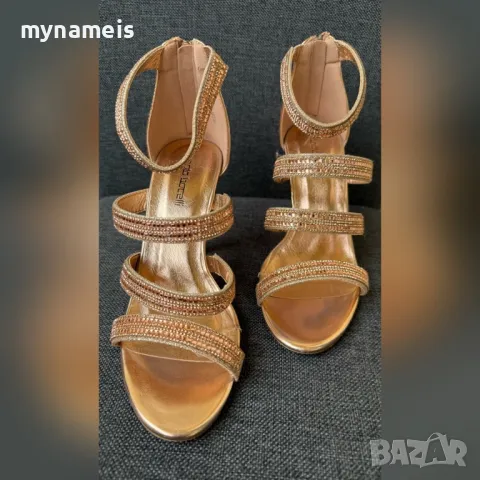 Дамски сандали на ток Paolo Botticelli , снимка 2 - Дамски обувки на ток - 48319787