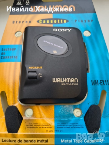 Sony Walkman wm ex112 НОВ, снимка 2 - Радиокасетофони, транзистори - 52302105