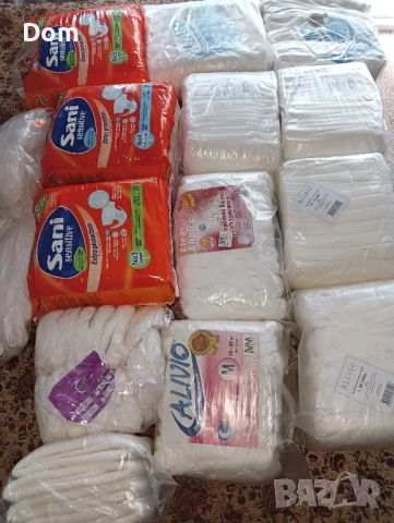 Голям лот памперси,нощни гащи,пелени,анатомични парчета за възрастни, снимка 3 - Други - 51015986