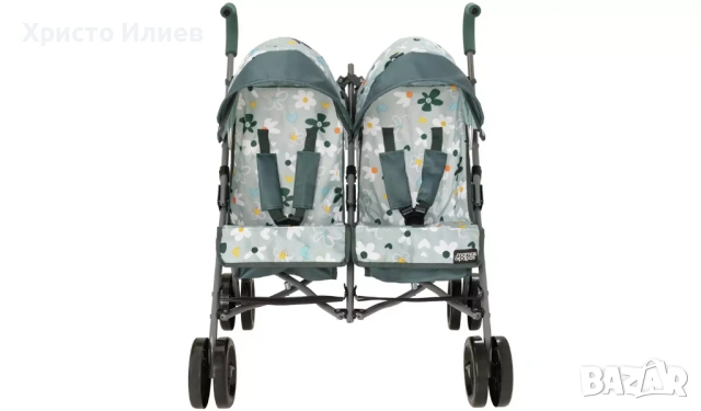 Детска количка за кукли за близнаци Mamas & Papas Junior Twin Cruise, снимка 3 - Кукли - 53491341