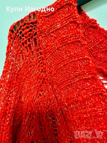 Сет от 3 оригинални маркови дрехи, къса рокля с дълъг ръкав и блузи пуловери размер 38 S-M, снимка 13 - Блузи с дълъг ръкав и пуловери - 48511556