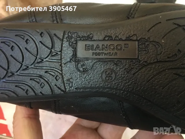 Дамски кожени ботуши BIANCO №38, снимка 7 - Дамски ботуши - 47692345