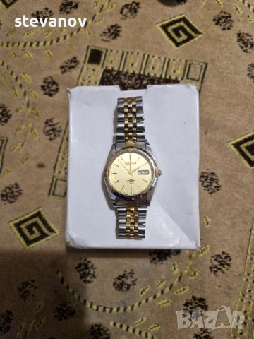 Цитизен citizen автомат позлатен и метал, снимка 3 - Мъжки - 53293457
