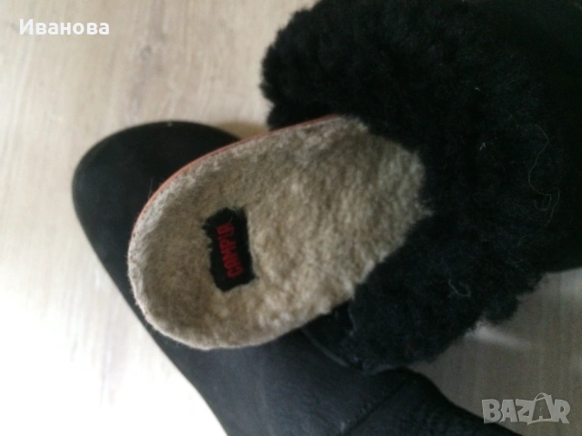 Топли черни ботуши  Camper., снимка 5 - Дамски ботуши - 53578998