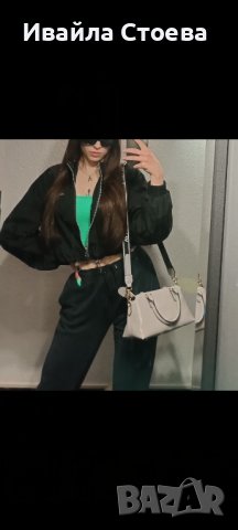 Късо черно дамско яке, снимка 2 - Якета - 43725518