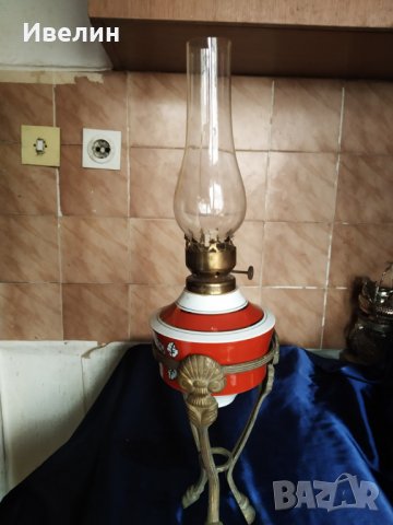 стара газова /газена/ лампа, снимка 2 - Антикварни и старинни предмети - 28196090