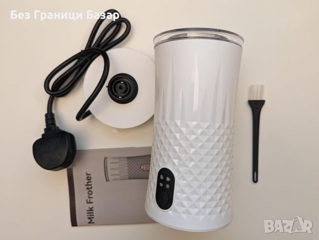 Нов 4 в 1 Електрически Пенител за мляко - Гореща Студена Пяна, Тиха Работа, снимка 8 - Други стоки за дома - 43513114