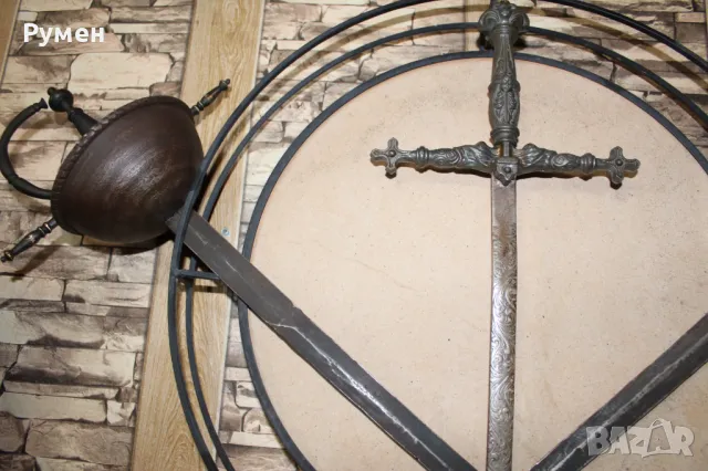 Рапира и две шпаги, снимка 7 - Антикварни и старинни предмети - 49296705