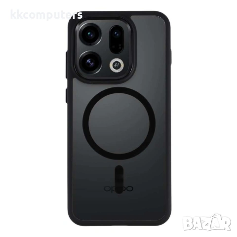 Магнитен Калъф за Oppo Find X9 5G - TPU+PC, Шокоустойчив, Тънък, Вкл. Протектор - 2 Цвята