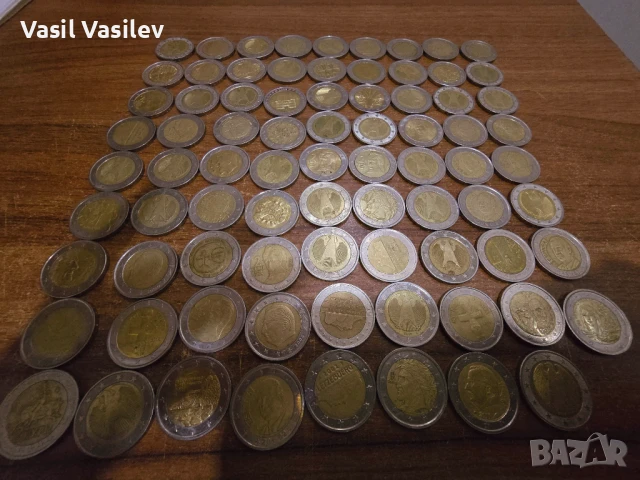 Продавам цял сет от 2-евро Монети., снимка 2 - Колекции - 50825752