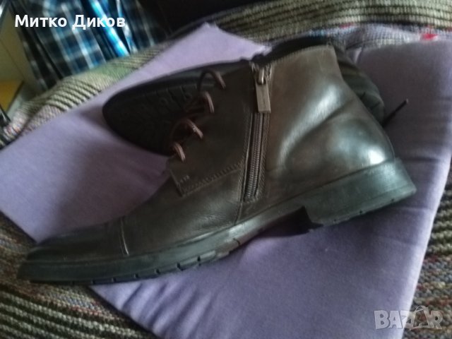 Ginno Rossi маркови обувки боти естествена кожа №41 стелка 26см, снимка 12 - Мъжки боти - 39435719