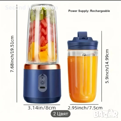 USB блендер, снимка 2 - Миксери - 51051802