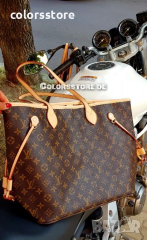 Кафява чанта Louis Vuitton  Neverfull, снимка 3 - Чанти - 37507285