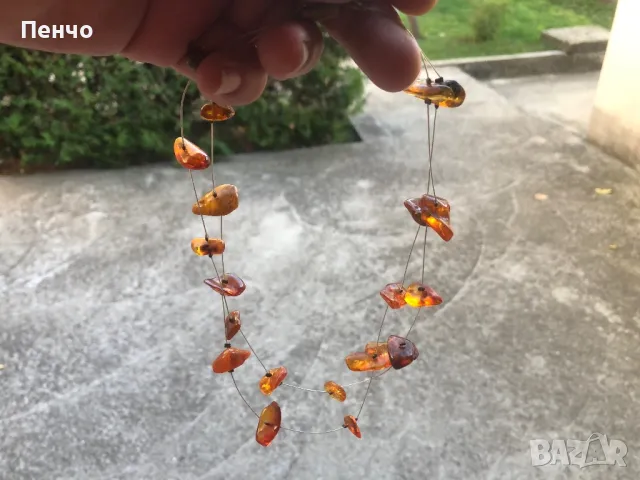 старо кехлибарено колие /гердан, огърлица/, снимка 1