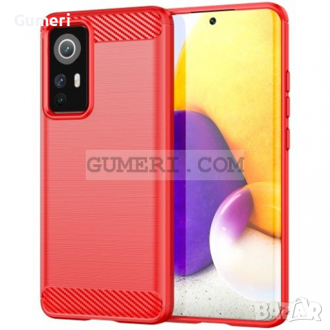 Xiaomi 12 / 12X - Удароустойчив Силиконов  Гръб - Карбон, снимка 6 - Калъфи, кейсове - 36541253