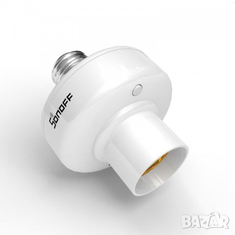 Sonoff Фасунга, eWeLink WIFI безжично управление, смарт безжична умна крушка Е27, ключ за лампа E27 , снимка 3 - Друга електроника - 33681339