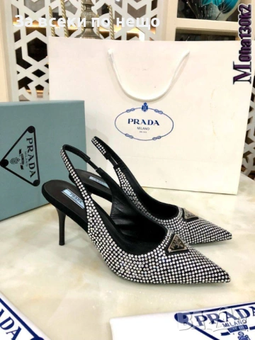 Prada Дамска Чанта С Кристали Прада - 2 Цвята Код SK601, снимка 5 - Чанти - 53092188