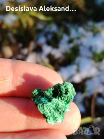 Малахит с хризокола от Конго, много изгодно , снимка 3 - Колекции - 53387457
