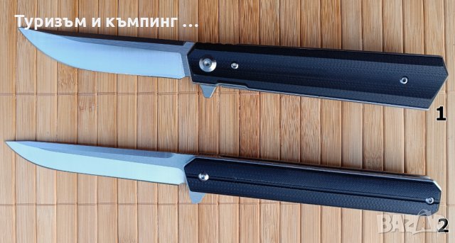 Сгъваем джобен нож / стомана D2 /, снимка 1 - Ножове - 43844249