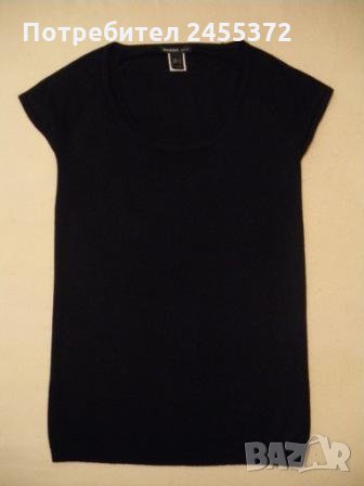 Черен топ Mango Basics, с полуръкав, размер М, снимка 1