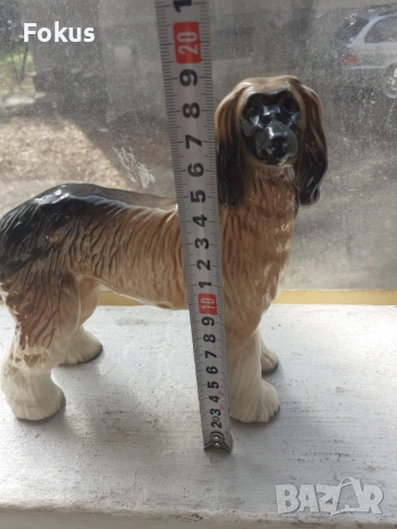 Порцеланова статуетка фигура куче хрътка маркировка порцелан, снимка 9 - Антикварни и старинни предмети - 53436236