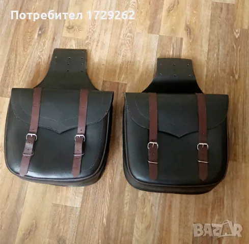 Дисаги за мотор чопър естествена кожа 