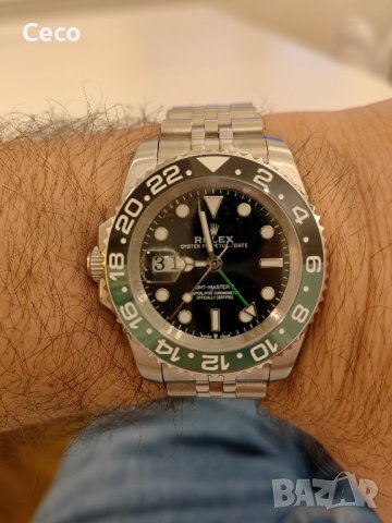 Rolex GMT Master 2 Автоматичен часовник, Сапфир кристал стъкло