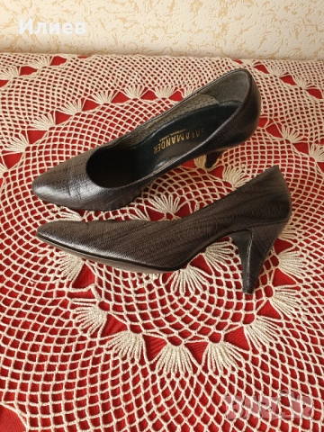 Salamander-стил и комфорт в сиво, снимка 9 - Дамски обувки на ток - 52203714