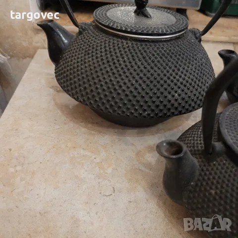 няколко японски чугунени чайника, снимка 2 - Сервизи - 48647605
