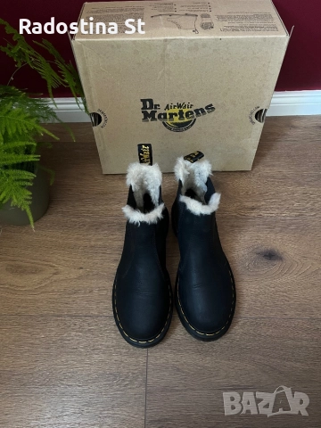 Dr. Martens 2976 Faux Fur Боти, снимка 8 - Дамски боти - 52123776