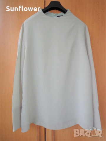 Дамска блуза /топ Selected Femme, 100% коприна, светло ментово зелен