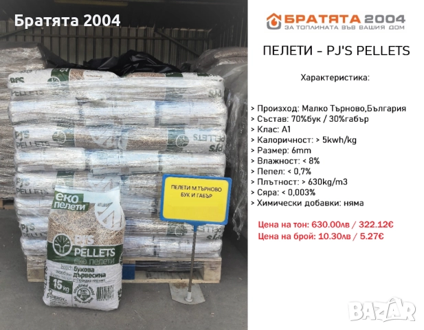 Пелети Schneider с най висок клас ENPlus А1. - БРАТЯТА 2004, снимка 2 - Пелети - 33531097