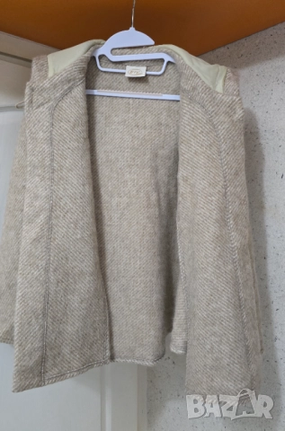 Дамско палто пелерина - 100% вълна - НОВО, снимка 7 - Палта, манта - 52878347