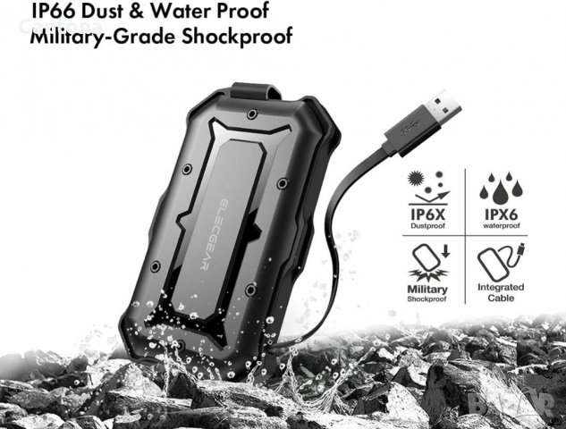 ElecGear USB към SATA кутия за 2,5" диск, UASP, здрав външен корпус, IP66 водоустойчив прахоустойчив, снимка 2 - Други - 37873191