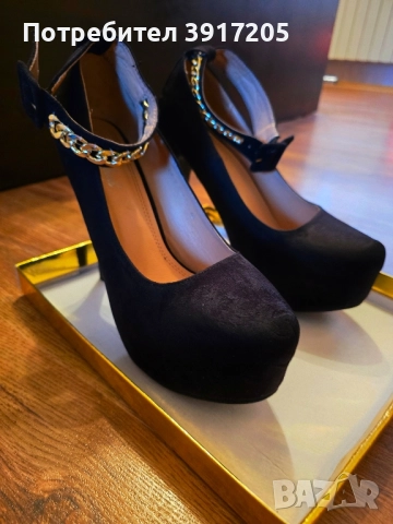 Дамски елегантни обувки на ток, снимка 4 - Дамски обувки на ток - 51869406
