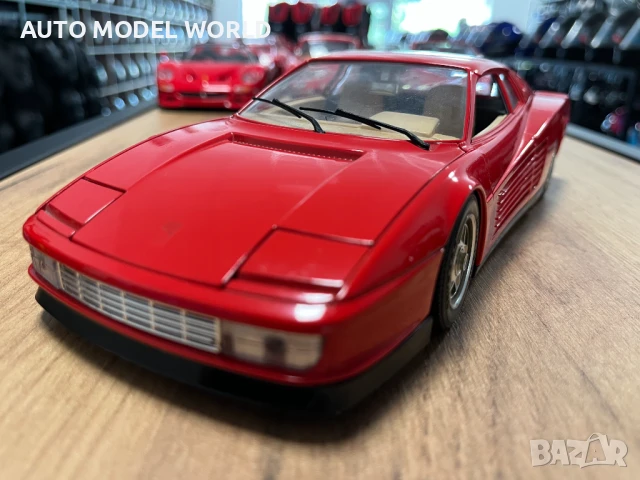 Метална колекционерска количка модел BURAGO FERRARI 1984г.1:18