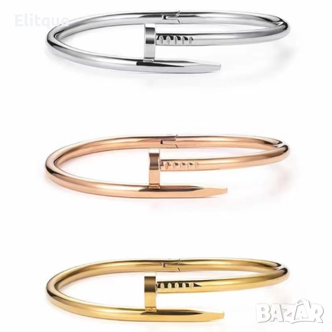 Атрактивна дамска гривна в авангарден дизайн, снимка 5 - Гривни - 52656962