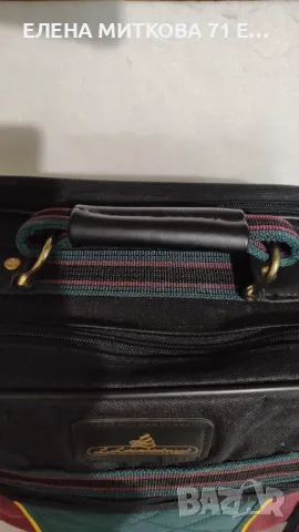 L.Lambertazzi чанта за ръчен багаж вместителна отлична, снимка 3 - Куфари - 47476012