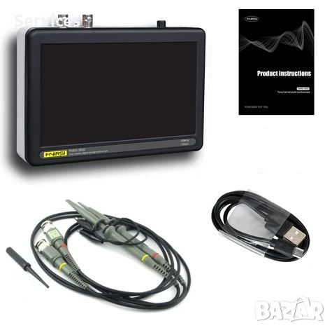 Цифров осцилоскоп таблет със 7" TFT LCD сензорен екран, двуканален, 100 MHz, снимка 2 - Друга електроника - 52682209