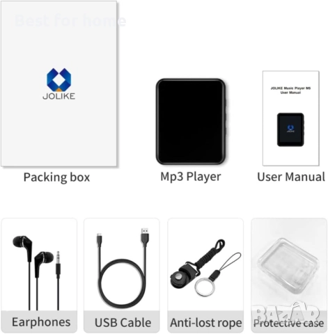 MP3 плейър Bluetooth, снимка 6 - MP3 и MP4 плеъри - 52255304