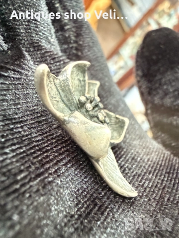 Сребърна висулка "Орхудея" №7838 , снимка 4 - Колиета, медальони, синджири - 53085163