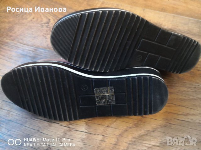 Нови велурени обувки с камъни, снимка 6 - Дамски ежедневни обувки - 40593066