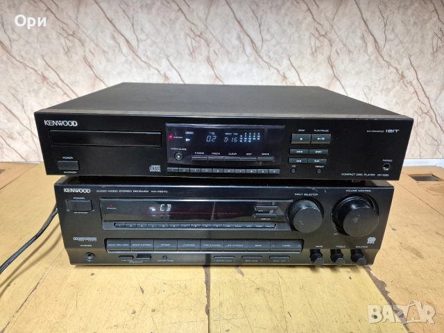 Ресивър Kenwood KR-V 5570 и СД плеър Kenwood DP-1080