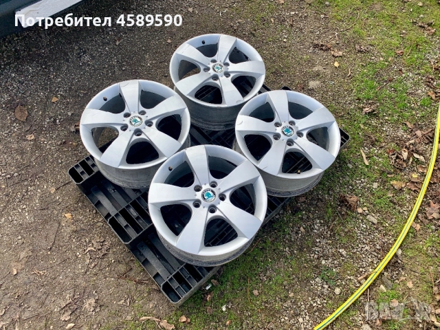4бр.Алуминиеви джанти 17цола 5x112 за Skoda Octavia,Vw Caddy,Golf,Audi A3,Seat Leon, снимка 3 - Гуми и джанти - 52643812