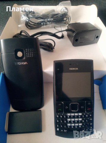 Телефон Nokia X2-01 QWERTY-клавиатура, microSD, Bluetooth. Камера0.3MP черен, снимка 4 - Nokia - 43702517